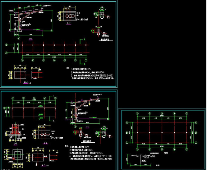 通州钢构汽车棚设计