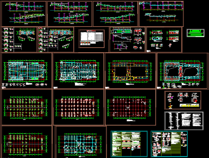 通州钢结构报告厅图纸
