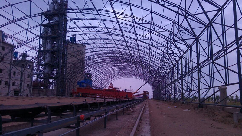 通州煤棚网架安装